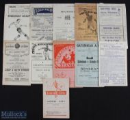 Collection of Grimsby Town Div. 3 (N) away match programmes 1951/52 to include York City,