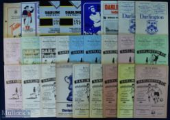 Darlington home match programme selection to include 1957/58 Chesterfield (ph), Chelsea (FAC