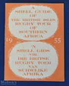 Scarce 1955 British & Irish Lions in SA Rugby Booklet: Lovely little Shell Guide to the tour, neatly