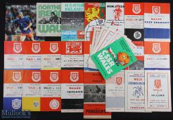 Selection of Wales international home match programmes to include 1950 Scotland, 1952 Scotland-