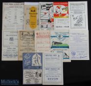 Collection of Grimsby Town (Bill Shankly era) Div. 3 (N) away match programmes 1953/54 to include