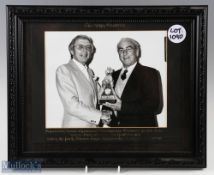 1987-88 Wolverhampton Wanders Football Club 4th division champions trophy with chairman Dick