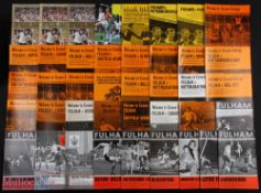 Fulham home match programme selection to include 1946/47 Birmingham City (FAC), 1947/48 Doncaster