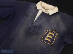 Very rare 1930 British Lions Tour of Australia Jersey: Harold C Sherwood Jones, England & the