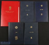 1972-2013 VIP Rugby Programmes, Scotland v England & Wales (5): v England 1972, 1980 (Eng G