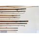 5x Various antique fishing rods – features Hargard Aura Made in Norway 9ft 2pc split cane rod - Image 4 of 4