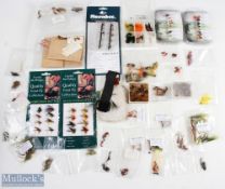 A collection Trout Fly, carded items of Frankie McPhillips, Shakespeare classic wets, Snowbee dry