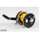 ABU Ambassadeur 9000C multiplier reel, in black, numbered to foot 800400, end tension adjuster, runs - Image 1 of 2