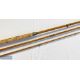 JJS Walker Bampton 13ft 6in 3pc split cane rod serial 10012 with agate butt/tip ring, overall A/G - Image 1 of 3