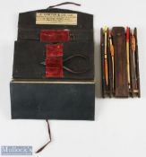 Carters & Co Ltd Fisherman’s Tackle Wallet, containing, a line winder with a shot & Caps compartment