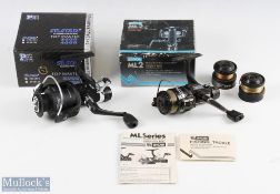 Silstar Top Master 3000 foxed spool reel, run smooth, appears unused in makers box, together with