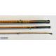 JJS Walker Bampton 13ft 6in 3pc split cane rod serial 10012 with agate butt/tip ring, overall A/G - Image 3 of 3