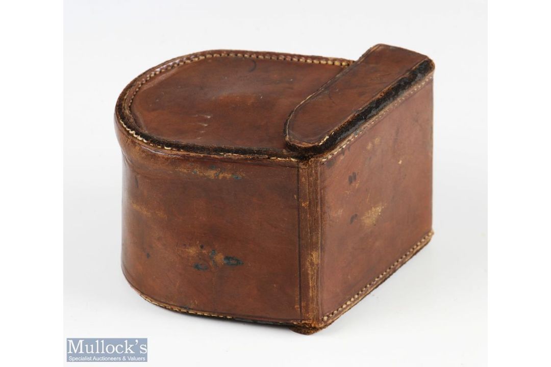 Chas Farlow, 191 Strand, London 3 ½” brass fly reel, script makers marks, original handle, brass - Image 6 of 6