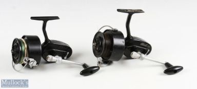 Two Mitchell 306 fixed spool reels, both run smooth, with signs of use (2)