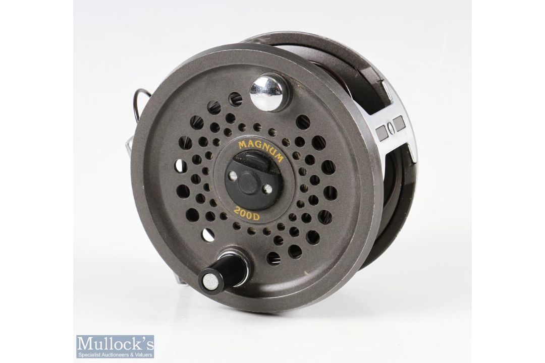Leeda Magnum 200D 4” reel and spools, rear drag adjuster, counterbalance handle, with two spare - Image 2 of 3