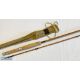 JA Walker 9ft 2pc split cane fly rod with red whipping, agate butt/tip rings – overall A/G overall – - Image 1 of 3