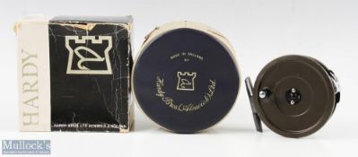 Hardy, England The Uniqua 3 ½” alloy fly reel, light signs of use, constant check, runs smooth,