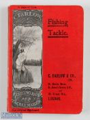 1909 Farlow Fishing Tackle Catalogue a good bright clean 206 paged book fully illustrated, front