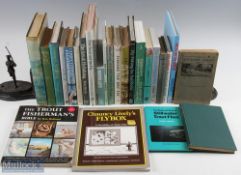 A Collection of Fishing Books, to include fly fishing for rainbow Rex gerlach 1988, freshwater