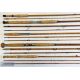 5x Various antique fishing rods – features Hargard Aura Made in Norway 9ft 2pc split cane rod - Image 2 of 4