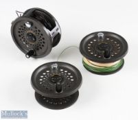 Leeda Magnum 200D 4” reel and spools, rear drag adjuster, counterbalance handle, with two spare