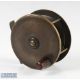 Early 20th Century 4” unnamed brass fly reel, horn handle, with brass foot, constant check, runs - Image 1 of 2