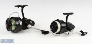 Mitchell 306 fixed spool reel, foot numbered 026357, run smooth, together with Garcia Mitchell 386