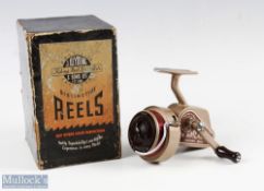 J W Young & Sons The Ambidex spinning reel, runs smooth shows light signs of use, in makers box