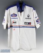 Formula 1 Williams Renault Ayrton Senna Team, short sleeve shirt with full sponsors badges, size XXL
