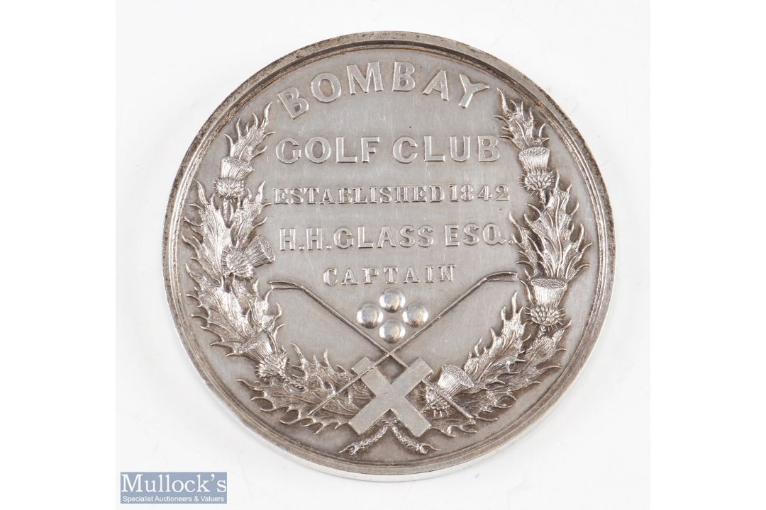 1842 The Royal & Ancient Golf Club St Andrews "Bombay Golf Club" Silver Medal - the obverse is - Image 2 of 2