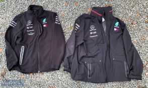 2x Formula 1 Mercedes AMG Petronas Team, Bose UBS Qualcomm Hewlett Packard Epson Pirelli fleece