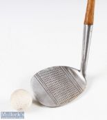 Fine Fort Mason of London Mammoth niblick with good, clean maker's marks to rear of head, with the