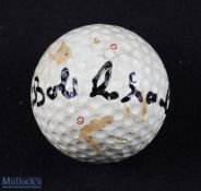 Bob Charles (Open Golf Champion '63) signed golf ball - on a period Dunlop 65 golf ball - Bob