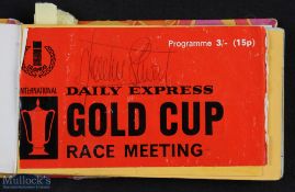 Motor Racing History - Quantity of Motorsport Autographs within Album - featuring Jackie Stewart (