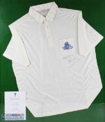 1995 Retro Ian Botham Signed Cricket Shirt, with a multi signed The Lords Taverners Middlesex Region