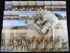 2005-2014 Through the Green the British Golf Collectors Society magazines issues not quite a