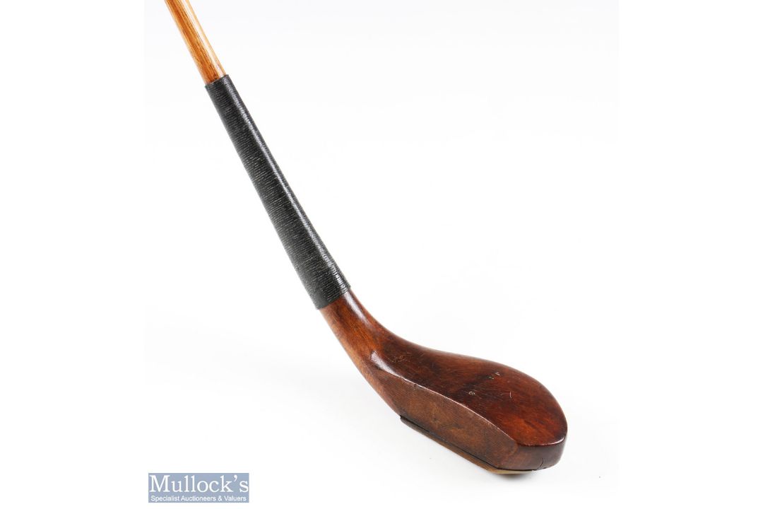 Scarce J Morris left hand longnose dark stained beech wood brassie c1885 - c/w with most of the - Image 1 of 3