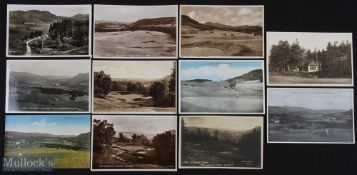 Pitlochry Golf Course Postcards, a good selection of real photograph and printed cards to include