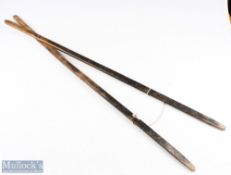 For the Hickory Golfer - Antique Folding Golf Bag Stand/Rack with central pivoting nut, foldable