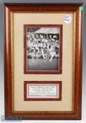 Tom Graveney O.B.E England, Gloucestershire, Worcestershire Cricket Signed Photograph, Tom