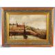 W Wood Craig (Exhibited G I 1907-1913) "St Andrews Harbour - Fife" oil on canvas signed to the lower - Image 1 of 3