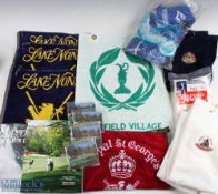 PGA Open Masters Golf Collectables, to include towels of congressional US Open 1997, 1994 US Open