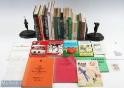 A Collection of Cricket books with noted items of the history of Kent Cricket 1964-1984, PCA Ashes