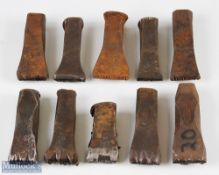 Collection of Cast Iron Golf Club and Other Head Stamp Marks, with names of Chris Hamton?, Power