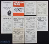 1950-1967 Horse Racing Score Cards, to include Woore 11th May 1950 + 12th Oct 1950, Birmingham