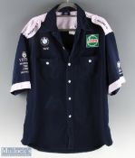 Formula 1 BMW Williams Team, short sleeve shirt with full sponsors badges, size XXL in used