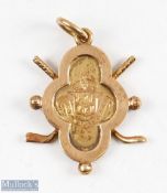 Royal Musselburgh Golf Club Gold Medal - featuring the clubs crest and motto Honesta, complete