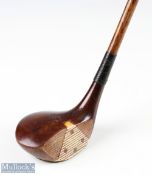 Fine Gibson Kinghorn Star Model socket head spoon - with white triangular face insert with aiming