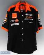 Formula 1 Arrows Team, short sleeve shirt with full sponsors badges, size XXL in good used