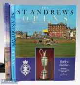 2x Signed Golf Books on St Andrews and The Open - to include 